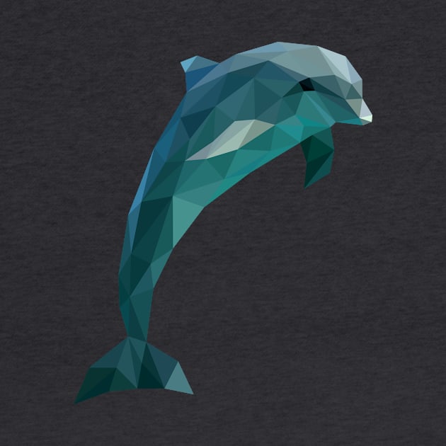 Low Poly Dolphin by DigitalShards